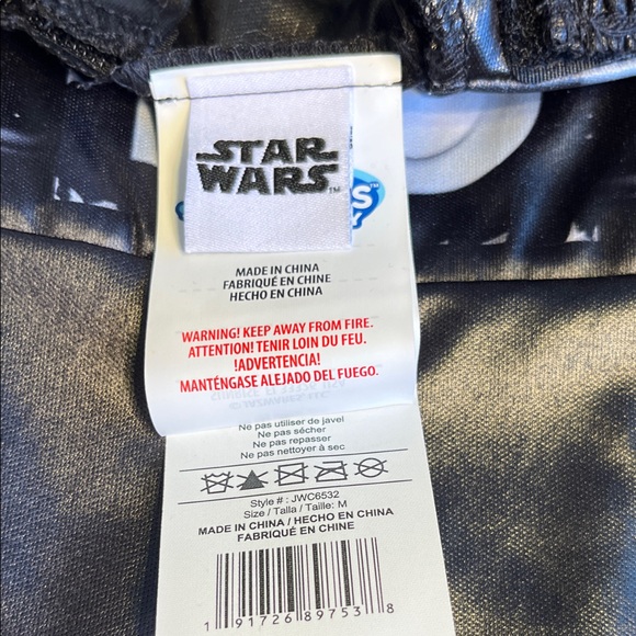 Star Wars Darth Vader Child's Outfit - Black and White - Picture 5 of 6